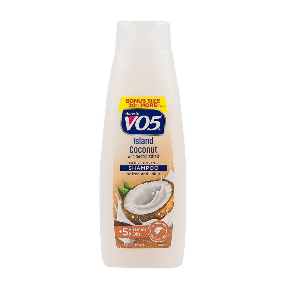 Alberto Vo 5 Island Coconut Moisturizing Shampoo, 15 Oz